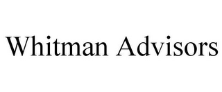 WHITMAN ADVISORS