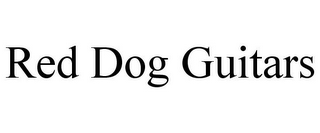 RED DOG GUITARS