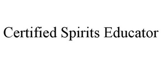 CERTIFIED SPIRITS EDUCATOR