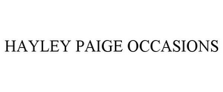 HAYLEY PAIGE OCCASIONS