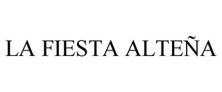 LA FIESTA ALTEÑA