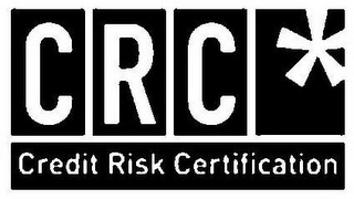 CRC CREDIT RISK CERTIFICATION