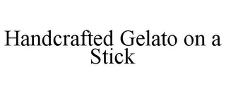 HANDCRAFTED GELATO ON A STICK