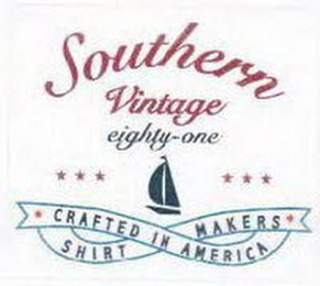 SOUTHERN VINTAGE EIGHTY-ONE CRAFTED IN AMERICA SHIRT MAKERS