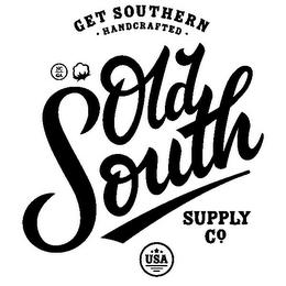 GET SOUTHERN · HANDCRAFTED · NC GA OLD SOUTH SUPPLY CO. USA