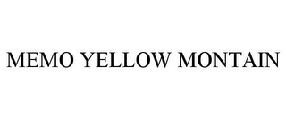 MEMO YELLOW MONTAIN