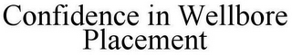 CONFIDENCE IN WELLBORE PLACEMENT