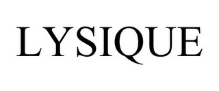 LYSIQUE