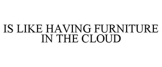 IS LIKE HAVING FURNITURE IN THE CLOUD