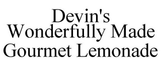 DEVIN'S WONDERFULLY MADE GOURMET LEMONADE