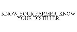 KNOW YOUR FARMER. KNOW YOUR DISTILLER.