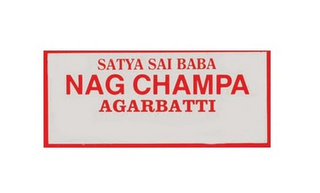 SATYA SAI BABA NAG CHAMPA AGARBATTI