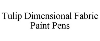 TULIP DIMENSIONAL FABRIC PAINT PENS