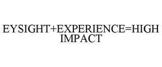 EYSIGHT+EXPERIENCE=HIGH IMPACT