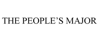 THE PEOPLE'S MAJOR