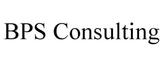 BPS CONSULTING