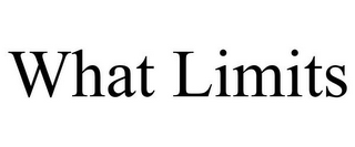 WHAT LIMITS