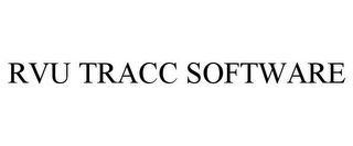 RVU TRACC SOFTWARE