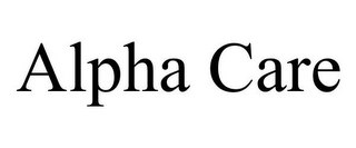 ALPHA CARE