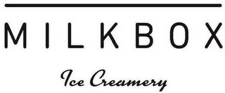 MILKBOX ICE CREAMERY