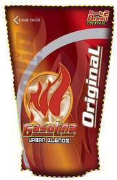 STRAW INSIDE READY 2 DRINK! COCKTAIL GASOLINA ORIGINAL GASOLINA URBAN BLENDS