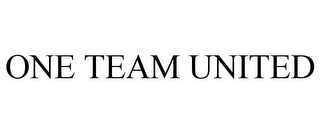 ONE TEAM UNITED