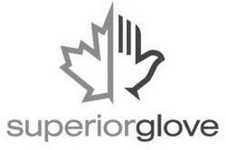 SUPERIOR GLOVE HAND/LEAF DESIGN