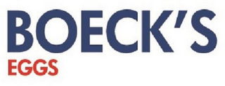 BOECK'S EGGS