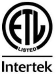 ETL LISTED INTERTEK