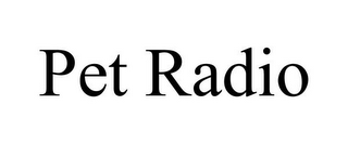 PET RADIO