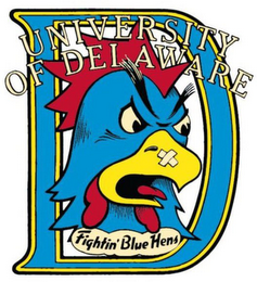 D UNIVERSITY OF DELAWARE FIGHTIN' BLUE HENS