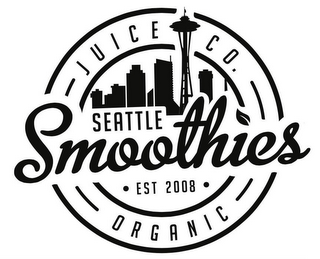 SEATTLE SMOOTHIES JUICE CO. EST 2008 ORGANIC