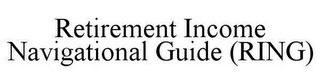 RETIREMENT INCOME NAVIGATIONAL GUIDE (RING)