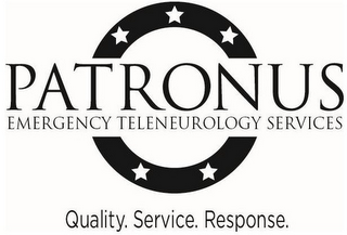 PATRONUS EMERGENCY TELENEUROLOGY SERVICES QUALITY. SERVICE. RESPONSE.