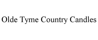 OLDE TYME COUNTRY CANDLES