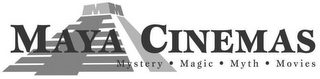 MM MAYA CINEMAS MYSTERY · MAGIC · MYTH · MOVIES