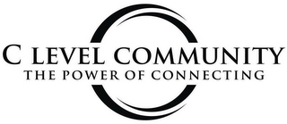 C LEVEL COMMUNITY THE POWER OF CONNECTING