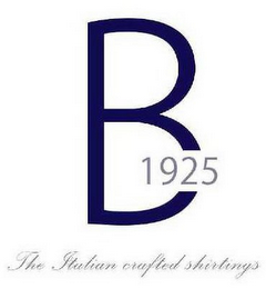 B 1925 THE ITALIAN CRAFTED SHIRTINGS