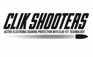 CLIK SHOOTERS ACTIVE ELECTRONIC HEARING PROTECTION WITH CLICK-FIT TECHNOLOGY