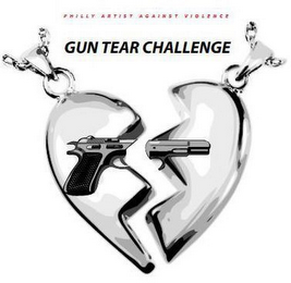 PHILLY ARTIST AGAINST VIOLENCE GUN TEARCHALLENGE