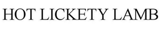 HOT LICKETY LAMB