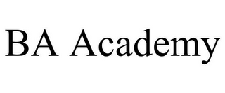 BA ACADEMY