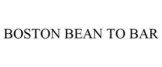 BOSTON BEAN TO BAR