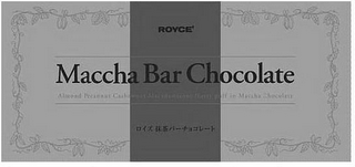 ROYCE' MACCHA BAR CHOCOLATE ALMOND PECANNUT CASHEWNUT MACADAMIA NUTTY PUFF IN MACCHA CHOCOLATE