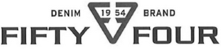 DENIM BRAND FIFTY FOUR 1954