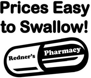 PRICES EASY TO SWALLOW! REDNER'S PHARMACY