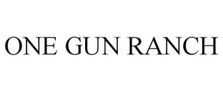 ONE GUN RANCH