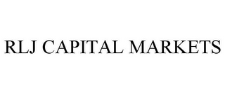 RLJ CAPITAL MARKETS