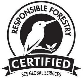 RESPONSIBLE FORESTRY CERTIFIED SCS GLOBAL SERVICES