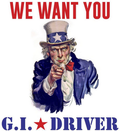 WE WANT YOU G.I. DRIVER